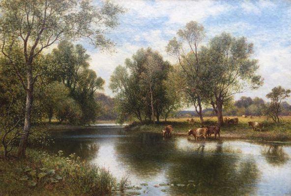 Youngsbury Wade Mill by Alfred Augustus Glendening